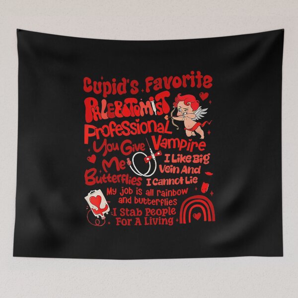 Item preview, Cupid's Favorite Phlebotomist Valentine Phlebotomy Tech designed and sold by SarahLeanne1.