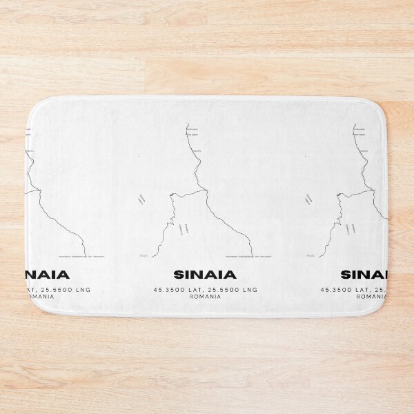Item preview, Sinaia Romania Minimalist Map Illustration designed and sold by RM-Journey.