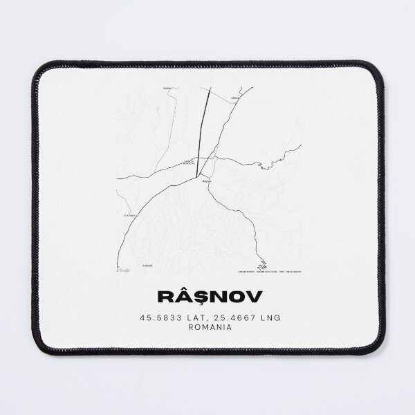 Item preview, Râșnov Romania Minimalist City Map Art designed and sold by RM-Journey.