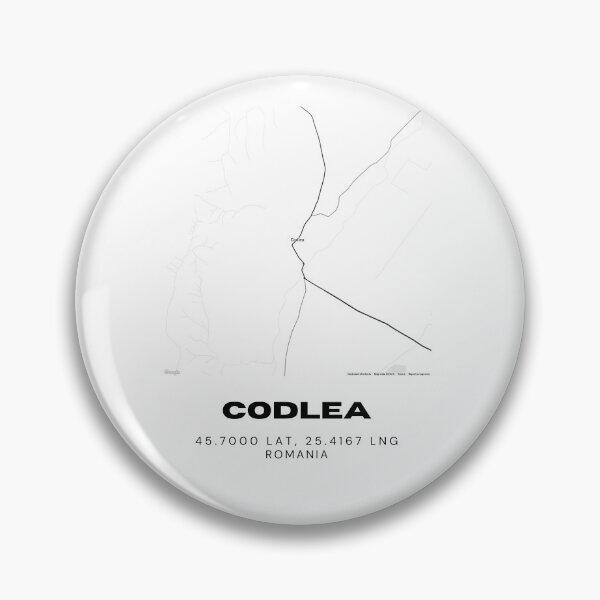 Item preview, Codlea Romania Minimalist Map Illustration designed and sold by RM-Journey.