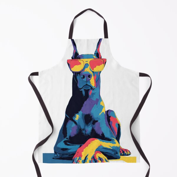 Item preview, Doberman Pinscher in Futuristic Sunglasses - Urban Cool designed and sold by DanielY01.