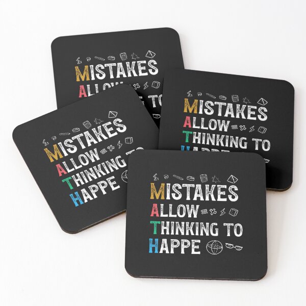 Item preview, Math Mistakes Allow Thinking To Happen Funny Math Teacher designed and sold by AndreaBonnie.