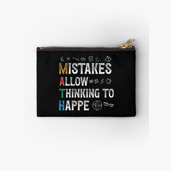 Item preview, Math Mistakes Allow Thinking To Happen Funny Math Teacher designed and sold by AndreaBonnie.