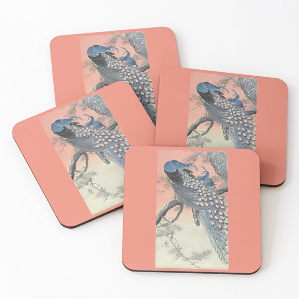 Item preview, Ohara Koson: Two Peacocks on Tree Branch designed and sold by Tridentulus.