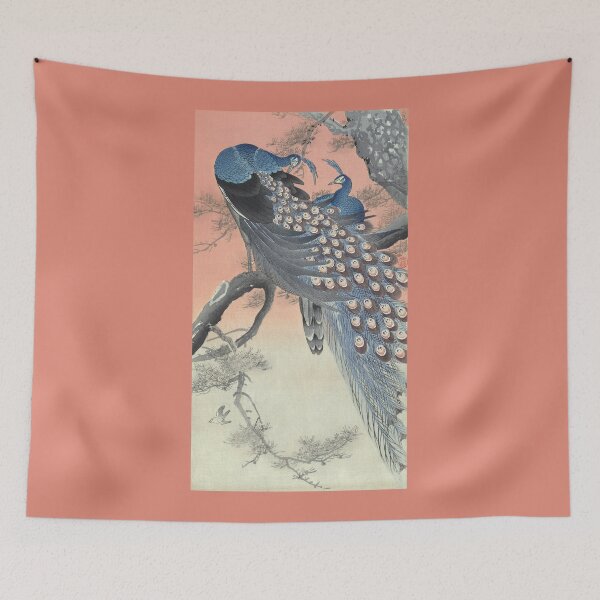 Item preview, Ohara Koson: Two Peacocks on Tree Branch designed and sold by Tridentulus.