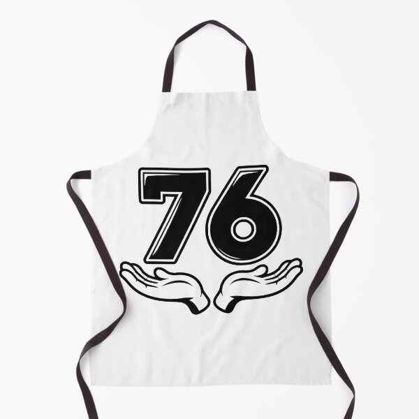 Item preview, 76 – Minimalist Line Art Hands Holding Number Design designed and sold by SoftyDesigns.