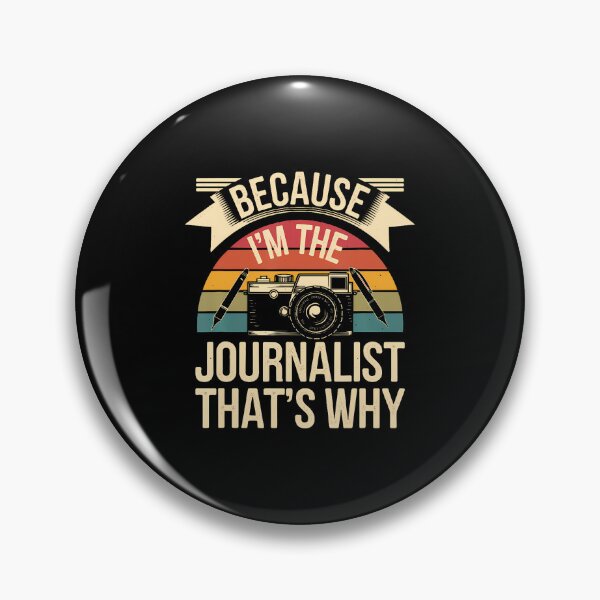 Item preview, Because I'M The Journalist That's Why Camera designed and sold by MargieLauren.