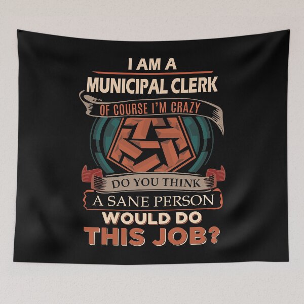 Item preview, Municipal Clerk designed and sold by ginawilliams39.
