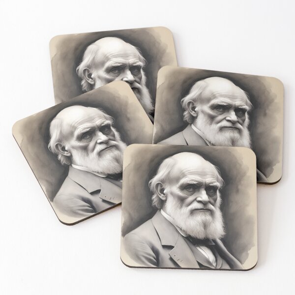 Item preview, Charles Darwin designed and sold by WorldofCharcoal.