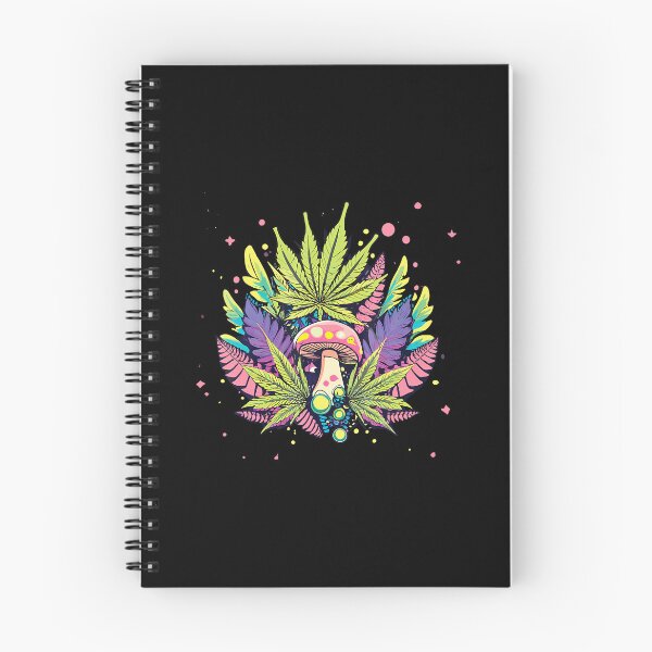 Item preview, Weed And Mushroom Magic Mystic Trippy Marijuana Psilocybin designed and sold by TerriMichelle.