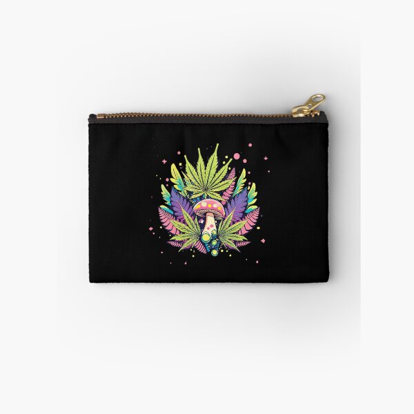 Item preview, Weed And Mushroom Magic Mystic Trippy Marijuana Psilocybin designed and sold by TerriMichelle.