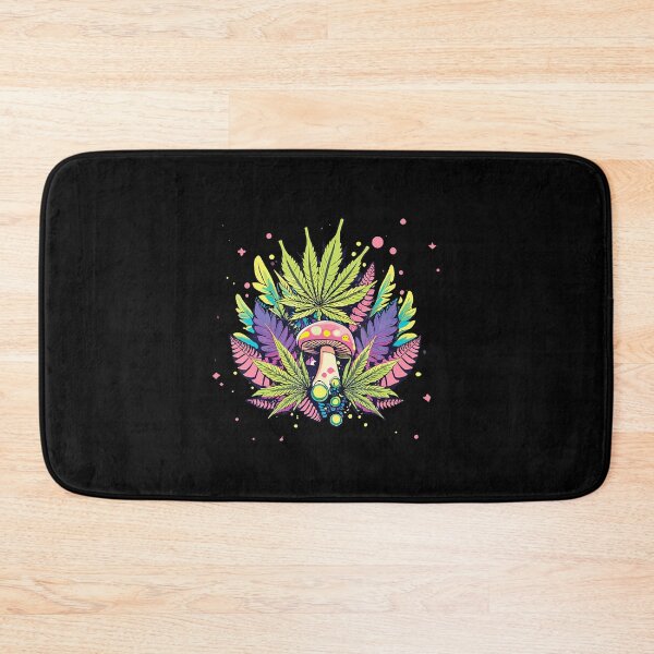 Item preview, Weed And Mushroom Magic Mystic Trippy Marijuana Psilocybin designed and sold by TerriMichelle.