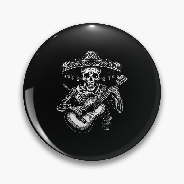 Item preview, Dia De Los Muertos Skeleton Mariachi Guitar Day Of The Dead designed and sold by AndreaBonnie.