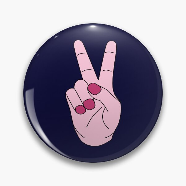 Item preview, Peace Hand Sign Two Fingers designed and sold by Jeallan Designs.