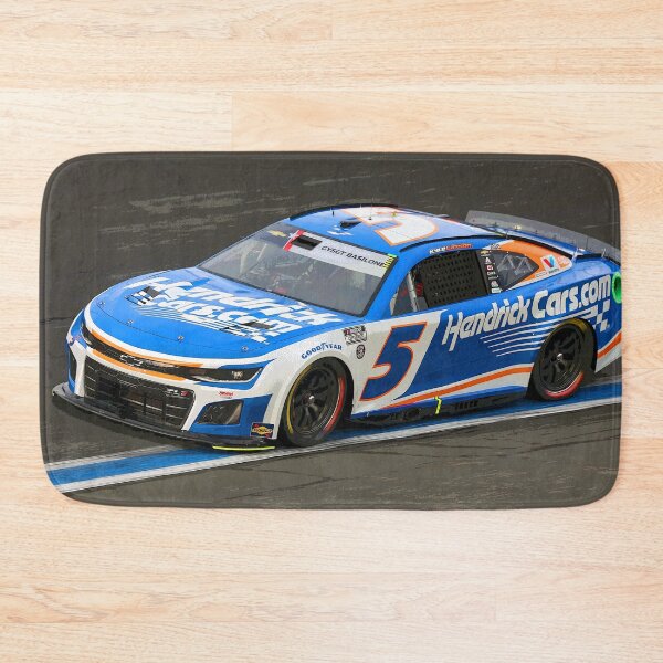 Item preview, Kyle Larson racing his 2025 Nascar Cup Car on the Charlotte Motor Speedway from the front abstract designed and sold by Rodissimus1984.