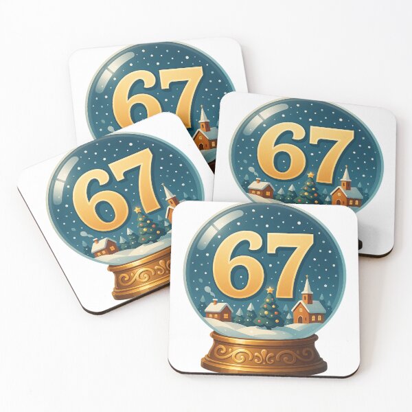 Item preview, 67 Snow Globe Christmas Design – Festive 6-7 TikTok Trend Holiday Art designed and sold by Ojo de Loca.