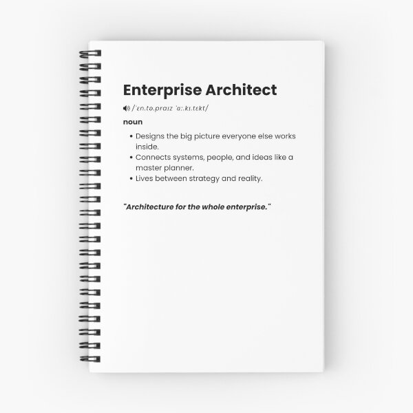 Item preview, Enterprise Architect Definition | Funny IT Architecture Gift for Tech Professionals designed and sold by Yuli Club.