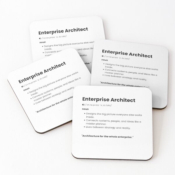 Item preview, Enterprise Architect Definition | Funny IT Architecture Gift for Tech Professionals designed and sold by Yuli Club.