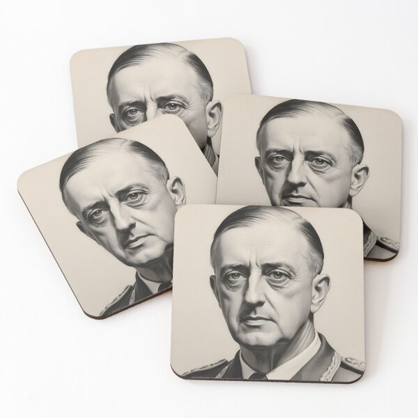 Item preview, Charles de Gaulle designed and sold by WorldofCharcoal.