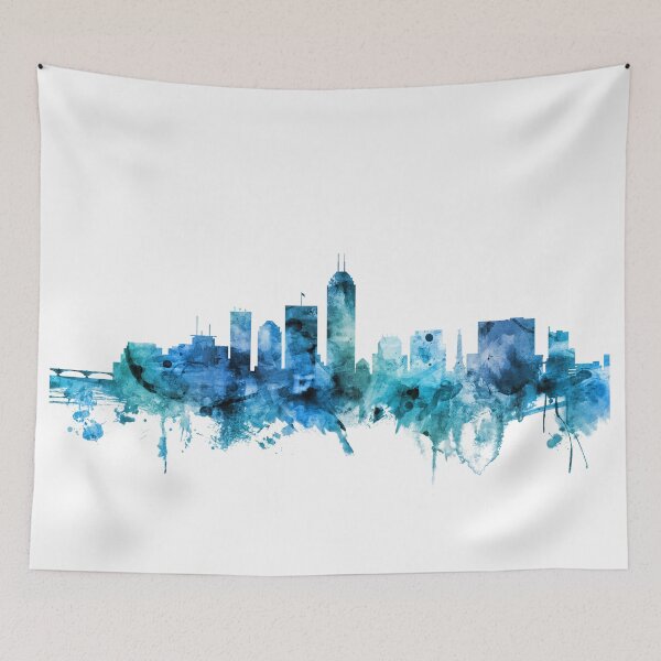 Item preview, Indianapolis Indiana Skyline designed and sold by ArtPrints.
