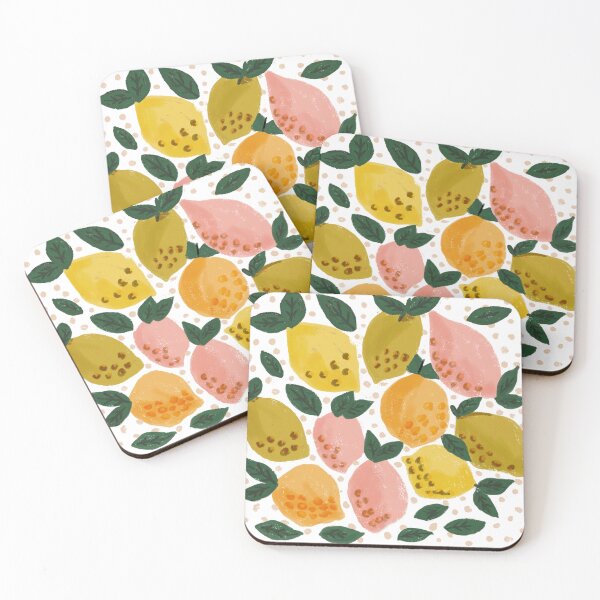Item preview, Whimsical lemons designed and sold by Newfie Ink and Blooms.