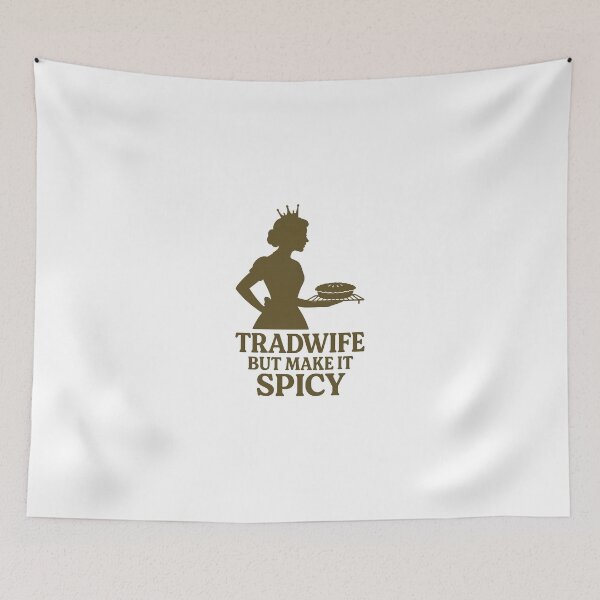 Item preview, Spicy Tradwife Baking Meme designed and sold by TwillTees.