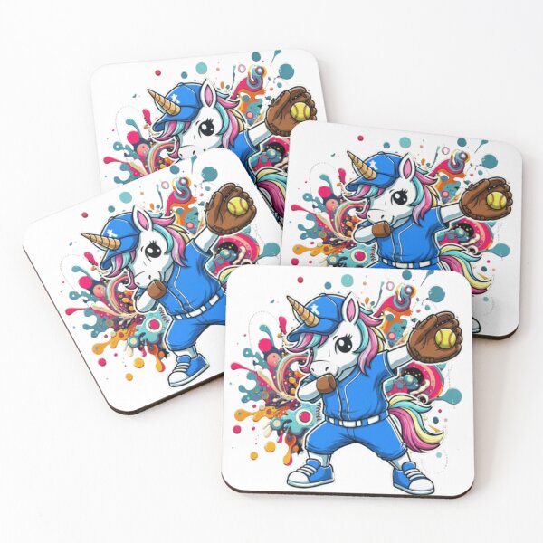 Item preview, Softball Unicorn designed and sold by Kathunk Designs.