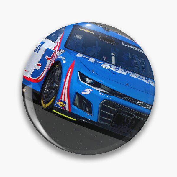 Item preview, Kyle Larson racing his 2025 Nascar Cup Car from the front abstract designed and sold by Rodissimus1984.