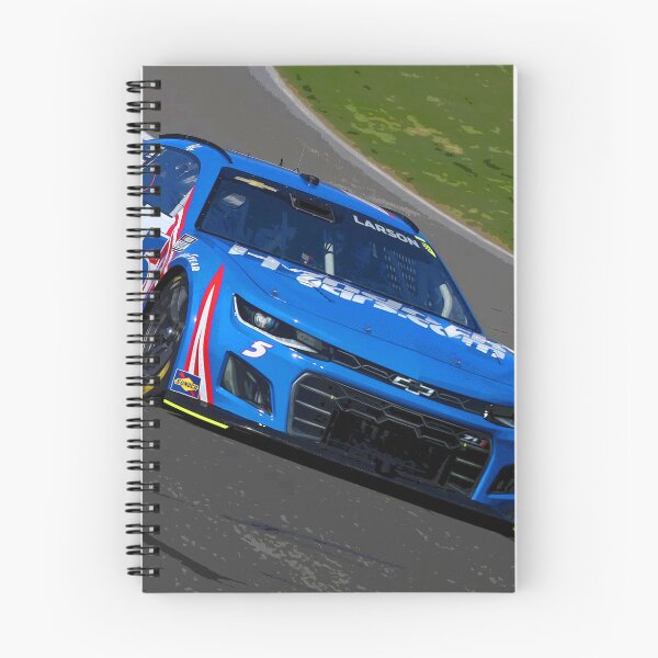 Item preview, Kyle Larson racing his 2025 Nascar Cup Car from the front abstract designed and sold by Rodissimus1984.