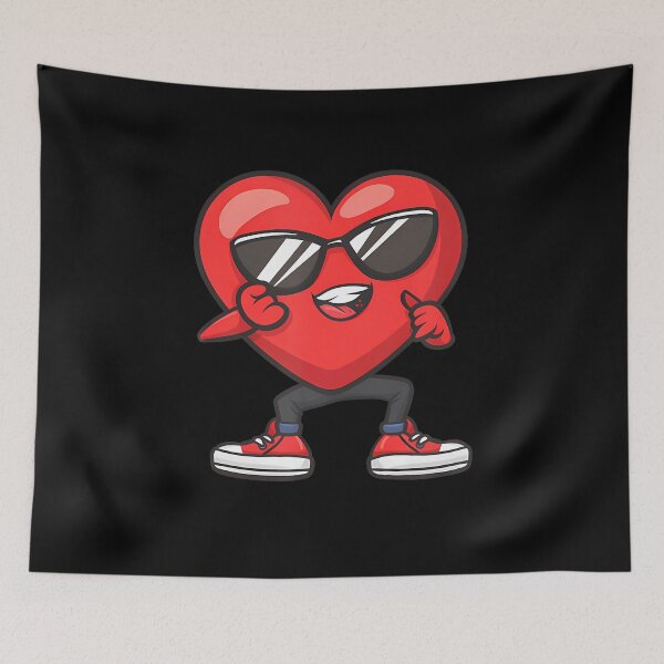 Item preview, Funnyred Heart For Fun And Memorable Valentines Day designed and sold by KellyJudith.