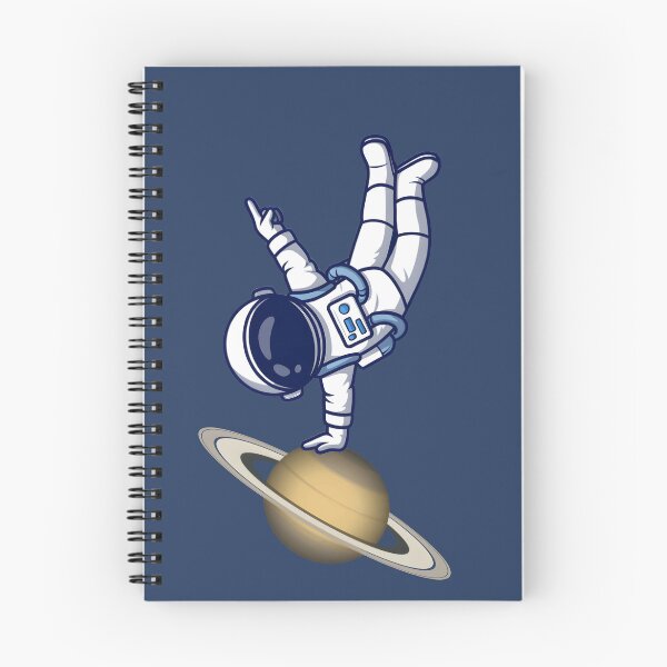 Item preview, Cosmic Breakdancing Handstand – Astronaut Balancing on Saturn designed and sold by shmupod.