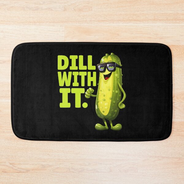 Item preview, Dill With It Funny Dill Pickle With Glasses Veggie designed and sold by KellyJudith.