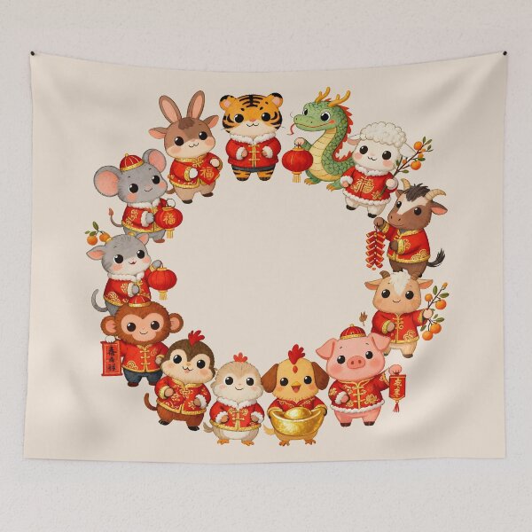 Item preview, chinese new year designed and sold by Uglyandcute.