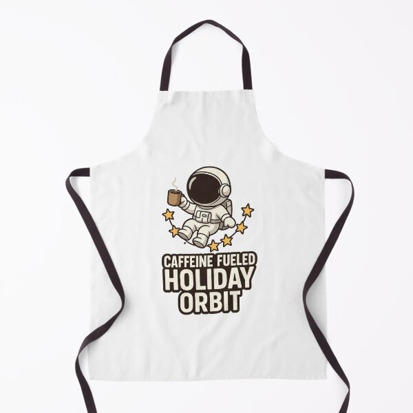 Aperçu de l'œuvre Astronaute de Holiday Orbit Caffeine créée et vendue par TwillTees.