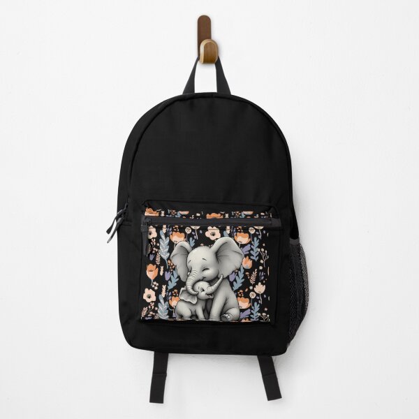 Item preview, Elephant and baby. Cute animal design with flowers designed and sold by SofikoDesigns.