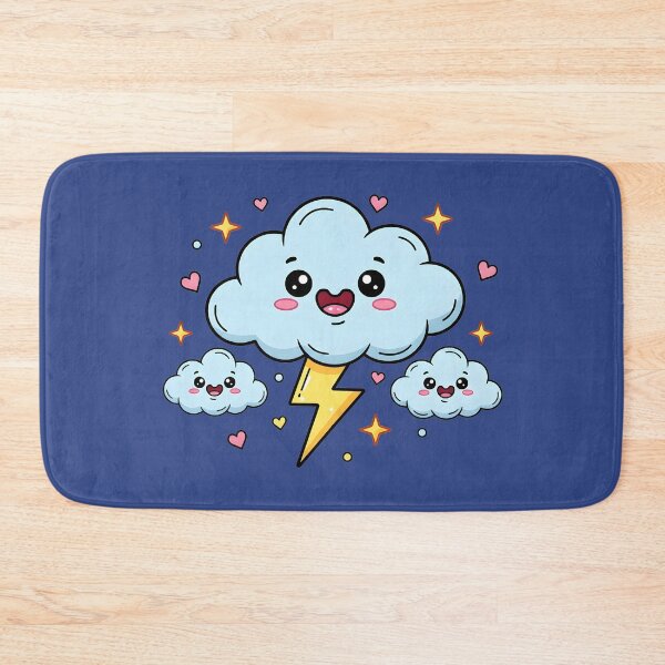 Item preview, Happy Cloud with Smiling Lightning designed and sold by LMDIGITAL6.