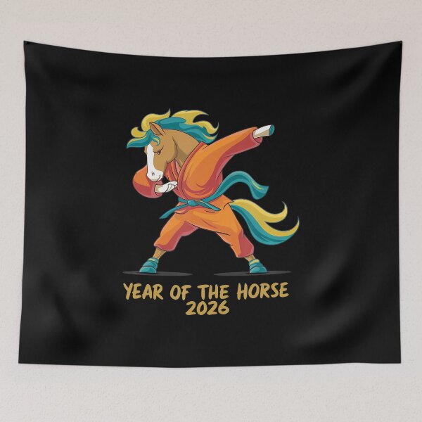 Item preview, Dabbing Horse Lunar Chinese New Year Of The Horse 2026 designed and sold by KellyJudith.
