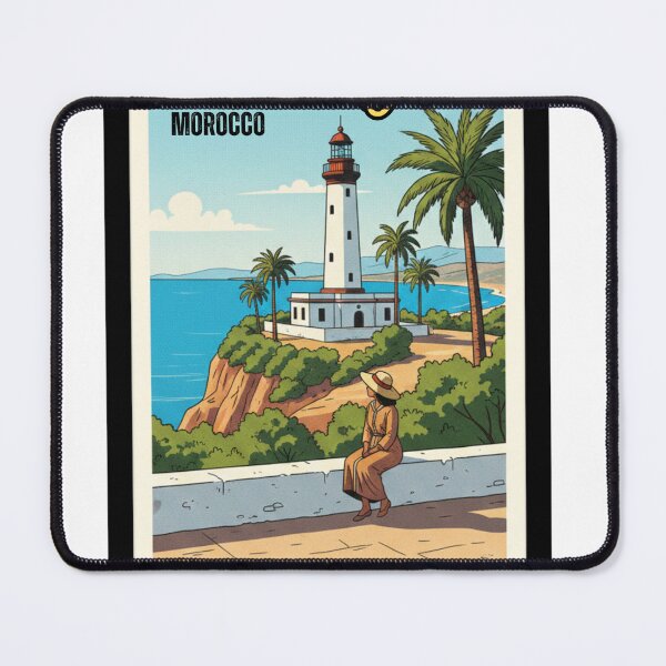 Item preview, Tanger Lighthouse Serenity – ISLANDAY Official Travel Art designed and sold by Islanday.official.