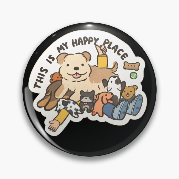 Item preview, This Is My Happy Place Dog designed and sold by stephenflashart.