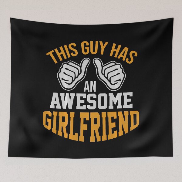 Item preview, This Guy Has An Awesome Girlfriend Partner Pair Forgiven designed and sold by AlbertaDana.