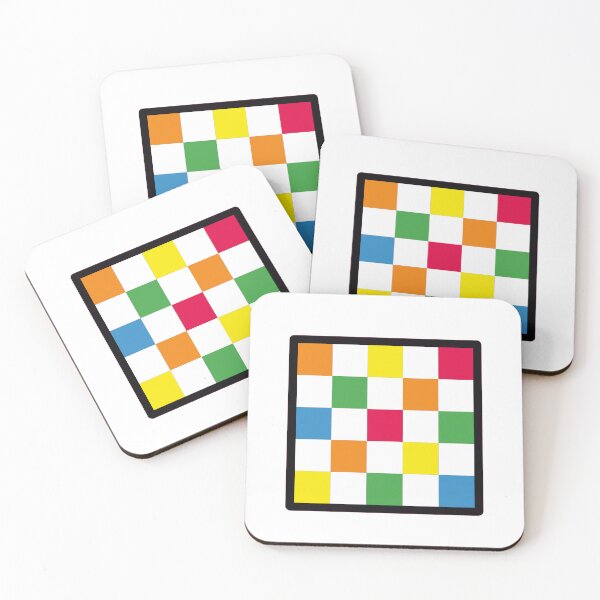 Item preview, Colorful chequerboard square  designed and sold by Formula Design .