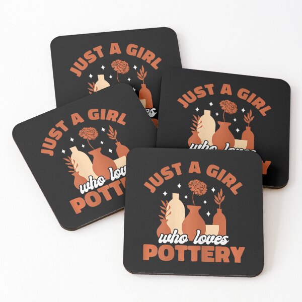 Item preview, Just A Girl Who Loves Pottery Ceramic designed and sold by RosaliaAmber.