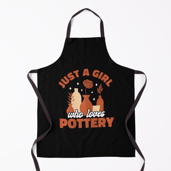 Item preview, Just A Girl Who Loves Pottery Ceramic designed and sold by RosaliaAmber.