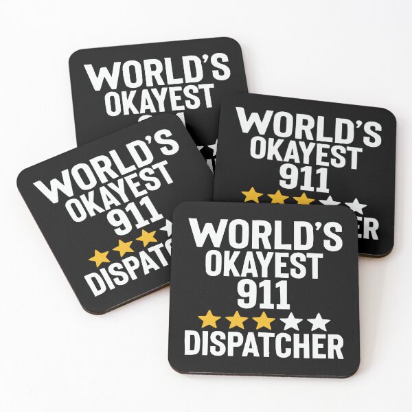 Item preview, worlds-okayest-dispatcher designed and sold by Lora Art.
