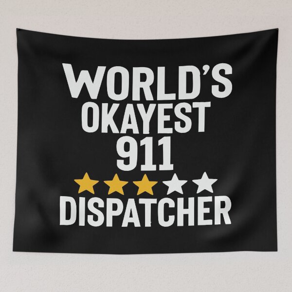 Item preview, worlds-okayest-dispatcher designed and sold by Lora Art.