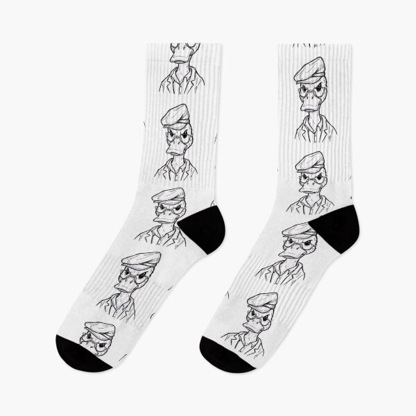 Item preview, Grumpy Duck Doodle Sketch - Hand Drawn Minimalist Ink Line Art Design designed and sold by Design_Your_Day.