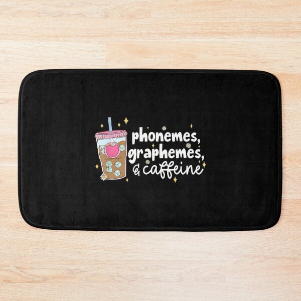 Item preview, Phonemes Graphemes And Caffeine Funny Reading Back To School designed and sold by RosaliaAmber.