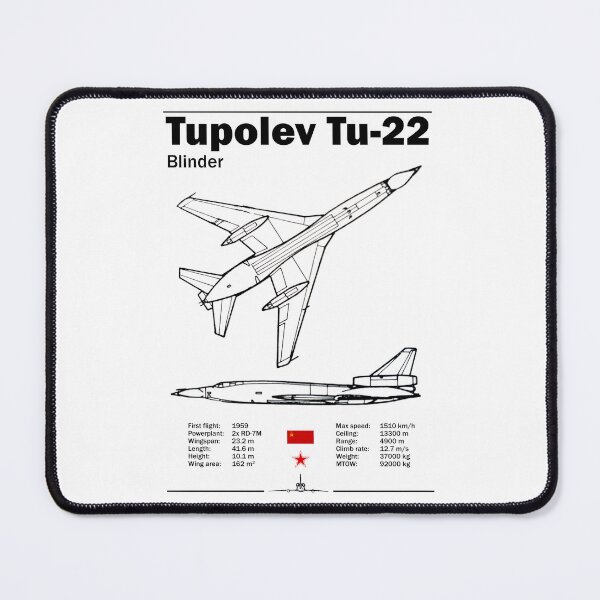 Item preview, Tupolev Tu-22 "Blinder" Technical Poster designed and sold by Justinian Matieu.