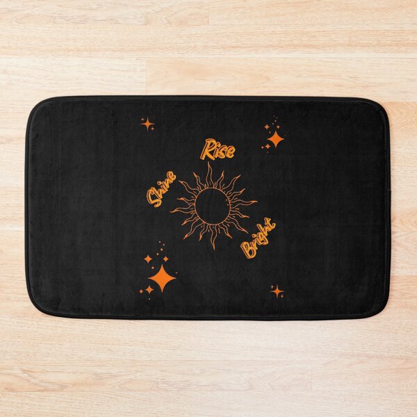Item preview, Rise Shine Bright Motivational Sun Graphic Design - Morning Positive Quote designed and sold by Hi-Vibes.
