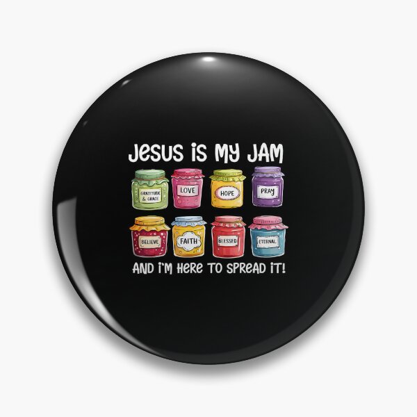 Item preview, Jesus Is My Jam And Im Here To Spread Christian Bible Verse designed and sold by AlbertaDana.